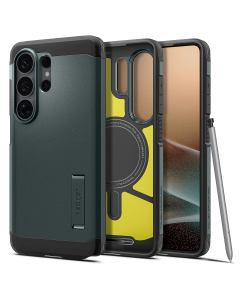 Чехол Spigen для Galaxy S26 Ultra - Tough Armor (MagSafe) - Зеленый - ACS10686