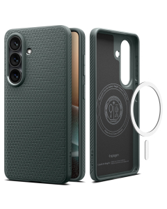 Чехол Spigen для Galaxy S26 Plus - Liquid Air (MagSafe) - Зеленый - ACS10706