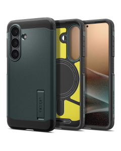 Чехол Spigen для Galaxy S26 Plus - Tough Armor (MagSafe) - Зеленый - ACS10715