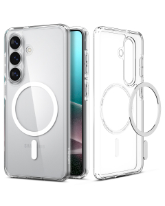 Чехол Spigen для Galaxy S26 - Ultra Hybrid (MagSafe) - Прозрачный/Белый - ACS10734