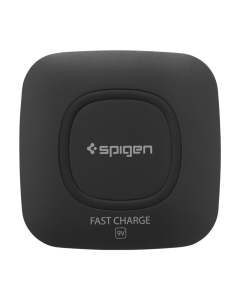 Беспроводная зарядка Spigen - Essential F301W Wireless Fast (9W/Ultra Slim) - Черный - 000CH20727