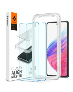 Защитное стекло Spigen для Galaxy A33 5G - AlignMaster GLAS.tR - Прозрачный - 2 шт - AGL04296