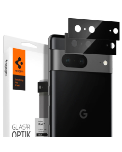 Защитное стекло для камеры Spigen для Pixel 7 - Optik Lens Protector - Черный - 2 шт - AGL05471
