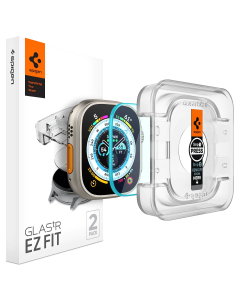 Защитное стекло Spigen для Apple Watch Ultra (49 mm) - GLAS.tR EZ Fit - Прозрачный - 1 шт - AGL05556