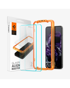 Защитное стекло Spigen для Google Pixel 8 - Glas.tR AlignMaster - Прозрачное - 2 шт - AGL07396