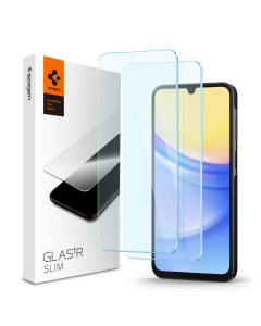 Защитное стекло Spigen для Galaxy A25 5G/A15/A15 5G - Glas.tR Slim - Прозрачный - 2 шт - AGL07447