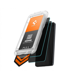 Защитное стекло Spigen для Galaxy S26 - GLAS.tR EZ Fit Pro HD (Privacy) - 2 шт - Антишпион - AGL11096