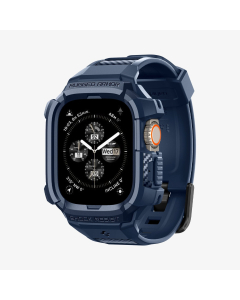Чехол с ремешком Spigen для Apple Watch Ultra (49 mm) - Rugged Armor Pro - Синий - ACS07389