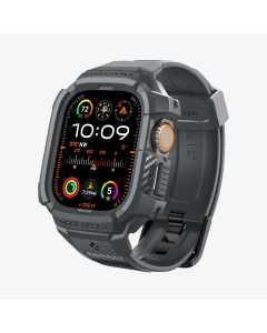 Чехол с ремешком Spigen для Apple Watch Ultra (49 mm) - Rugged Armor Pro - Темно-серый - ACS07390
