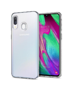 Чехол-капсула Spigen для Galaxy A40 - Liquid Crystal - Кристально прозрачный - 618CS26245