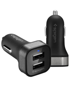 Автомобильная зарядка Spigen - F24QC Dual - 2USBx2,4A - 000CG20646