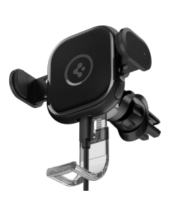 Автомобильный держатель с беспроводной зарядкой Spigen - OneTap Airvent - UTS12W - Черный - ACP01279