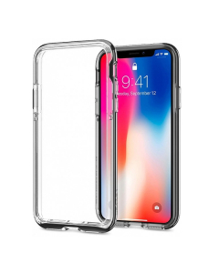 Бампер Spigen для iPhone X / XS - Neo Hybrid EX - Темно-серый - 057CS22684