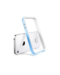 Бампер Spigen для iPhone 4s / 4 - Neo Hybrid 2S Snow - Голубой - SGP08354