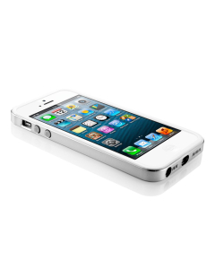Бампер Spigen для iPhone SE / 5s / 5 - Neo Hybrid EX Metal - Серебристый - SGP09519