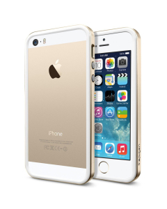 Бампер Spigen для iPhone SE / 5s / 5 - Neo Hybrid EX Slim Metal - Шампань - SGP10605
