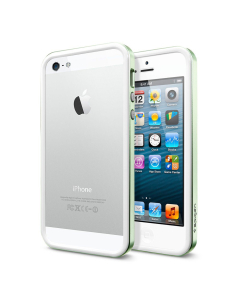 Бампер Spigen для iPhone SE / 5s / 5 - Neo Hybrid EX Slim Metal - Зеленый - SGP10035