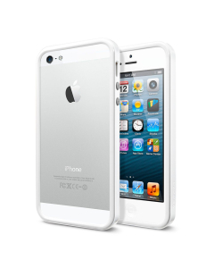 Бампер Spigen для iPhone SE / 5s / 5 - Neo Hybrid EX Slim Snow - Белый - SGP10032