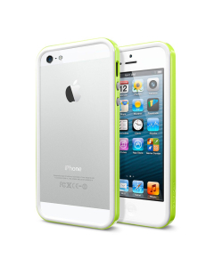 Бампер Spigen для iPhone SE / 5s / 5 - Neo Hybrid EX Slim Snow - Лайм - SGP10029