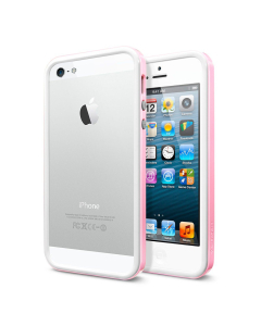 Бампер Spigen для iPhone SE / 5s / 5 - Neo Hybrid EX Slim Snow - Розовый - SGP10031