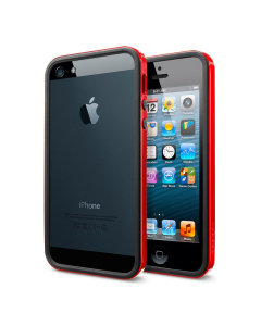 Бампер Spigen для iPhone SE / 5s / 5 - Neo Hybrid EX Slim Vivid - Красный - SGP10026