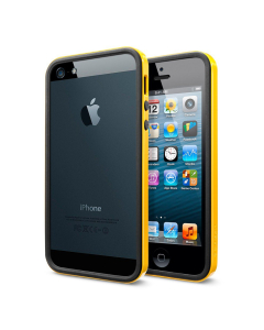 Бампер Spigen для iPhone SE / 5s / 5 - Neo Hybrid EX Slim Vivid - Желтый - SGP10028