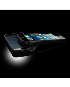 Бампер Spigen для iPhone SE / 5s / 5 - Neo Hybrid EX Vivid - Черный - SGP09520