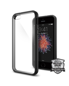 Чехол-гибрид Spigen для iPhone SE / 5s / 5 - Ultra Hybrid - Черный - 041CS20173