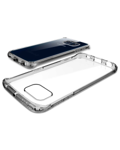 Чехол-гибрид Spigen для Galaxy S6 Edge - Ultra Hybrid - Прозрачный-космо - SGP11418