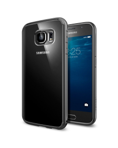 Чехол-гибрид Spigen для Galaxy S6 - Ultra Hybrid - Темно-серый - SGP11315