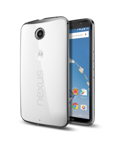 Чехол-гибрид Spigen для Nexus 6 - Ultra Hybrid - Темно-серый - SGP11244