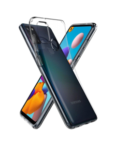 Чехол-капсула Spigen для Galaxy A21S - Liquid Crystal - Прозрачный - ACS00975