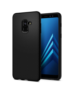 Чехол-капсула Spigen для Galaxy A8 (2018) - Liquid Air - Черный - 590CS22747