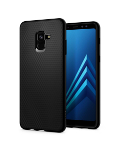 Чехол-капсула Spigen для Galaxy A8 Plus (2018) - Liquid Air - Черный - 591CS22757