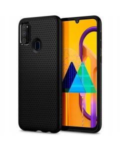Чехол-капсула Spigen для Galaxy M21/M30S - Liquid Air - Черный матовый - ACS00548
