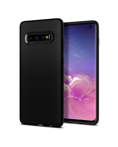 Чехол-капсула Spigen для Galaxy S10 - Liquid Air - Черный - 605CS25799