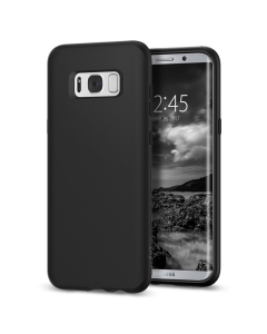 Чехол-капсула Spigen для Galaxy S8 Plus - Liquid Crystal - Черный - 571CS21665