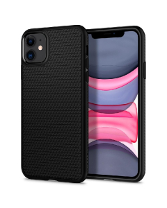 Чехол-капсула Spigen для iPhone 11 - Liquid Air - Черный - 076CS27184