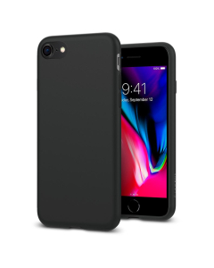 Чехол-капсула Spigen для iPhone SE (2022/2020)/8/7 - Liquid Crystal - Черный-матовый - 054CS22204