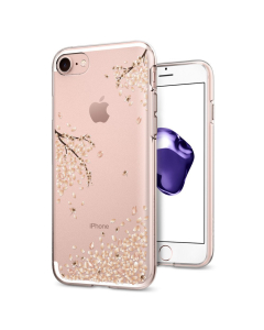 Чехол-капсула Spigen для iPhone SE (2022/2020)/8/7 - Liquid Crystal - Цветы - 042CS21220