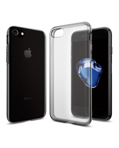 Чехол-капсула Spigen для iPhone SE (2022/2020)/8/7 - Liquid Crystal - Прозрачный-космо - 042CS20846