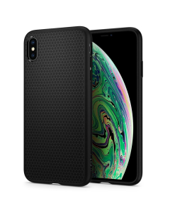 Чехол-капсула Spigen для iPhone XS Max - Liquid Air - Черный - 065CS25126