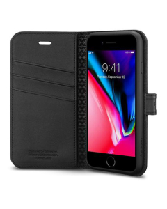 Чехол-книжка Spigen для iPhone SE (2022/2020)/8/7 - Wallet S - Черный - 054CS22635