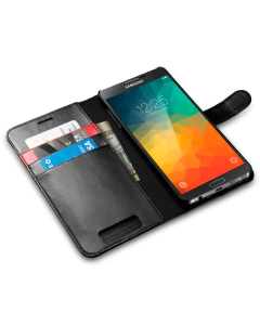 Чехол-книжка Spigen для Galaxy Note 5 - Wallet S - Черный - SGP11692