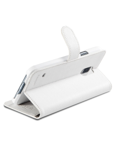 Чехол книжка Spigen для Galaxy S5 - Wallet S - Белый - SGP10820