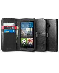 Чехол-книжка Spigen для HTC One M9 - Wallet S - Черный - SGP11392