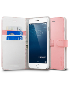 Чехол-книжка Spigen для iPhone 6s Plus / 6 Plus - Wallet S - Розовый - SGP11168