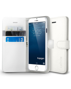 Чехол-книжка Spigen для iPhone 6s / 6 - Wallet S - Белый - SGP10973