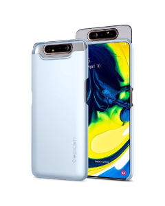 Чехол-накладка Spigen для Galaxy A80 - Thin Fit - Белый - 621CS26478