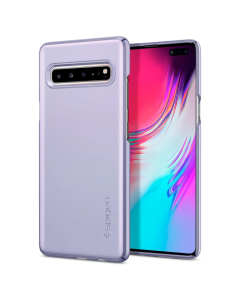 Чехол-накладка Spigen для Galaxy S10 5G - Thin Fit - Серебряный - 614CS26358